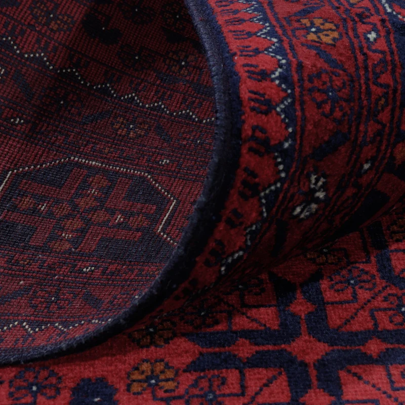 Afghan Teppich 152x201cm - Orientteppich - rot