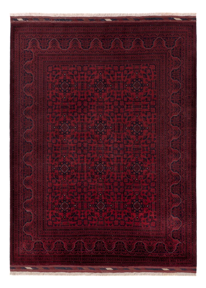 Afghan Teppich 152x201cm - Orientteppich - rot