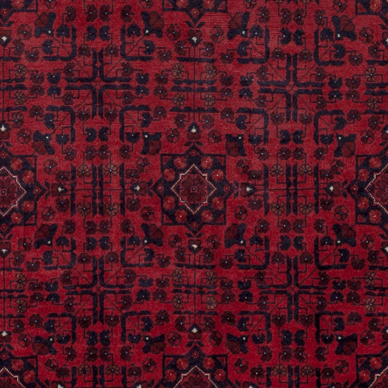 Afghan Teppich 152x201cm - Orientteppich - rot