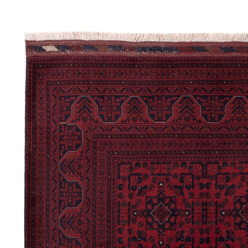 Afghan Teppich 152x201cm - Orientteppich - rot