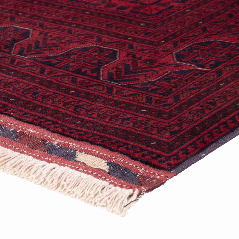 Afghan Teppich 152x201cm - Orientteppich - rot