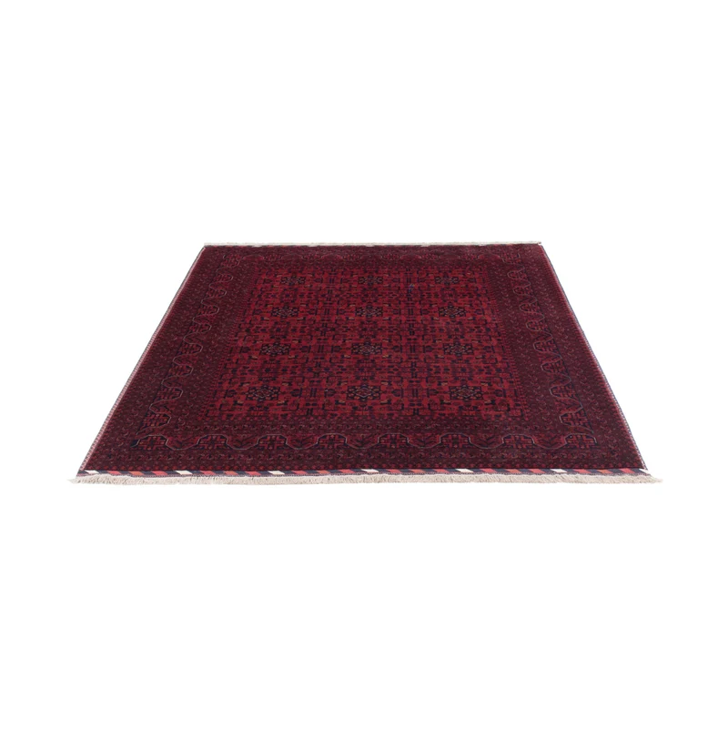 Afghan Teppich 151x200cm - Orientteppich - rot