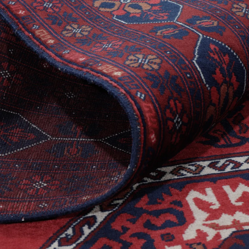 Afghan Teppich 151x198cm - Orientteppich - rot