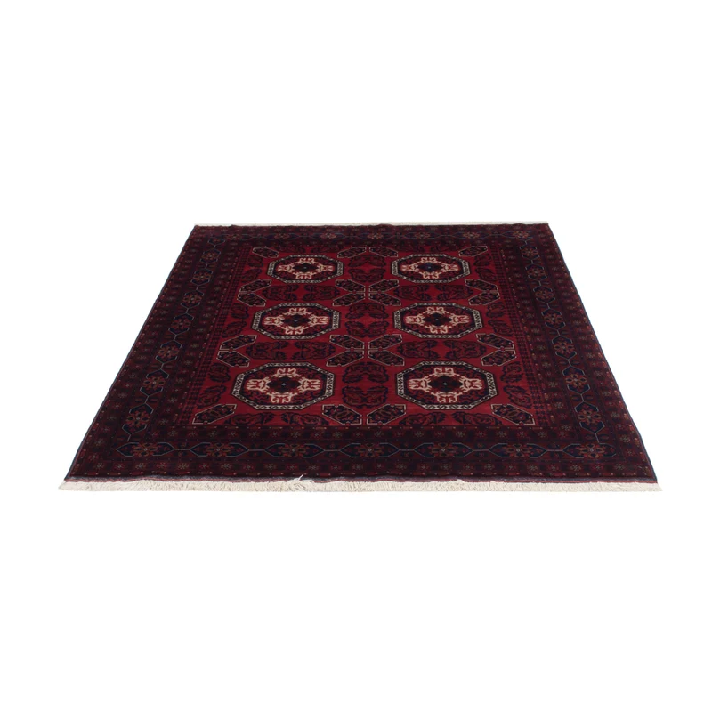 Afghan Teppich 151x198cm - Orientteppich - rot