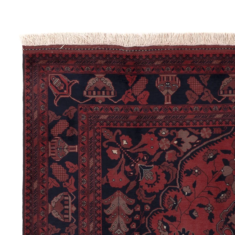 Afghan Teppich - Royal - 148 x 200 cm - rot
