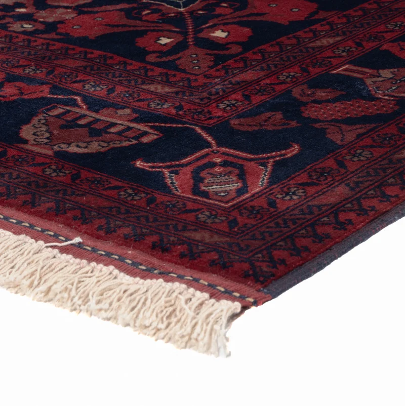 Afghan Teppich - Royal - 148 x 200 cm - rot