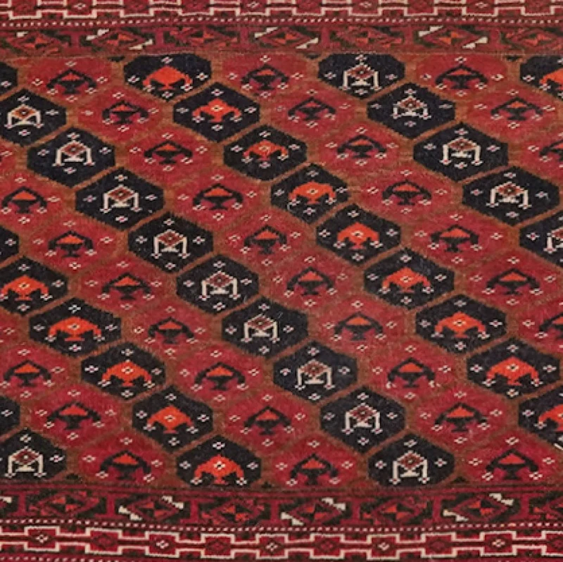 Belutch · Handgeknüpft – Braun, 64x124 cm