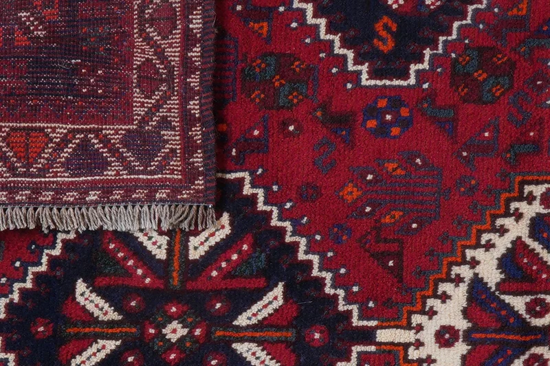 Gashgai · Handgeknüpft – Rot, 172x126 cm
