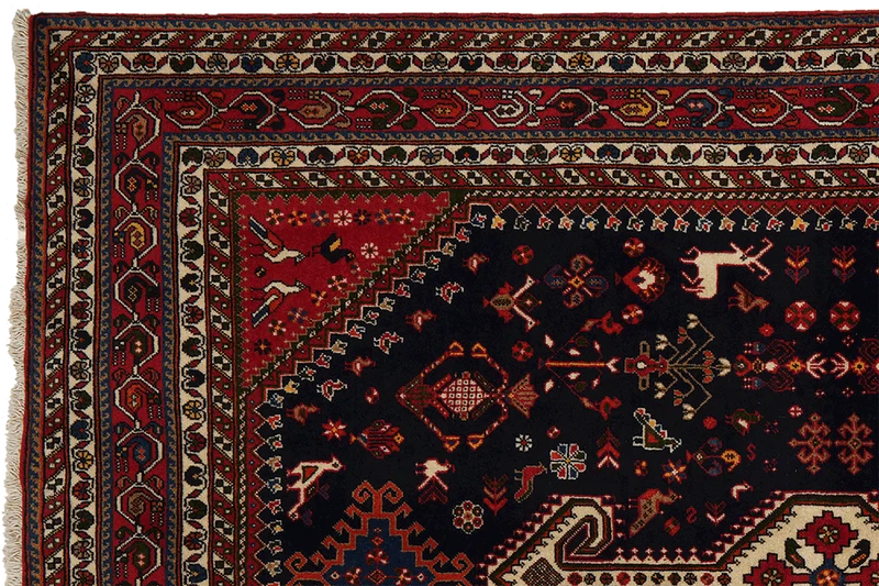 Nasrabad · Handgeknüpft – Blau, 203x140 cm