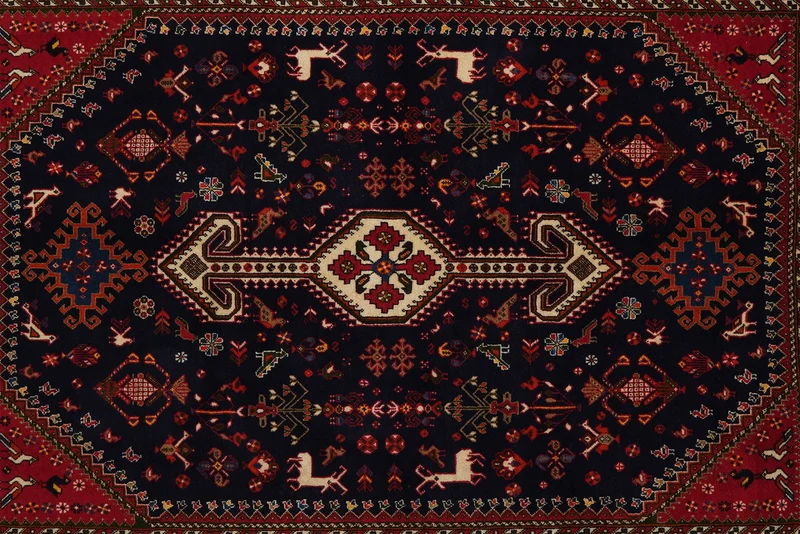Nasrabad · Handgeknüpft – Blau, 203x140 cm