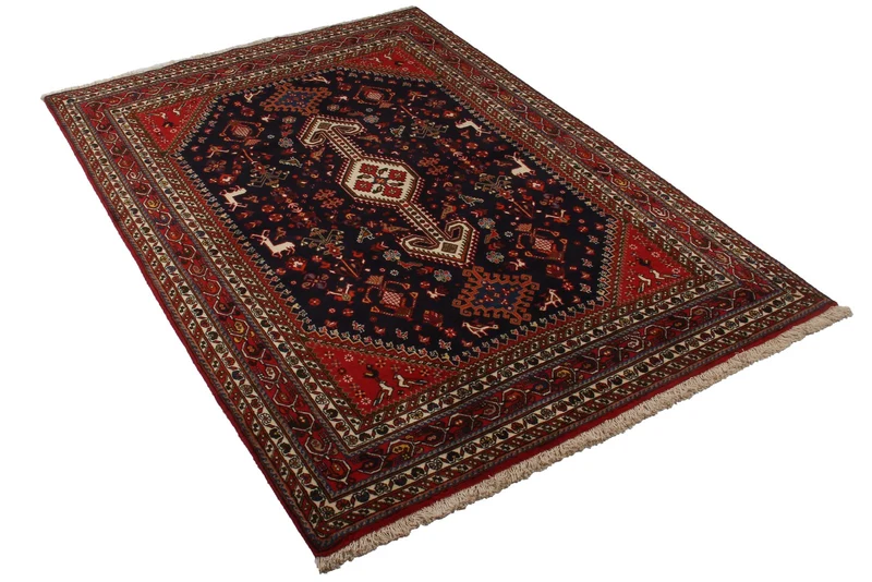 Nasrabad · Handgeknüpft – Blau, 203x140 cm