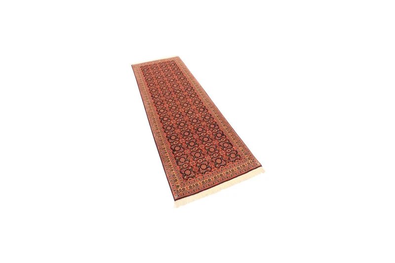 Tabriz 50 Raj · Handgeknüpft – Schwarz, 194x65 cm
