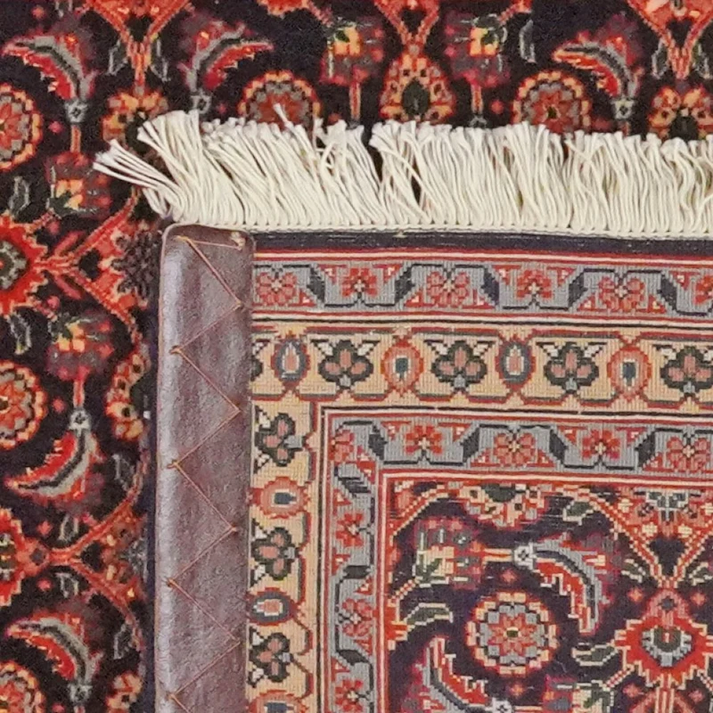 Tabriz 50 Raj · Handgeknüpft – Schwarz, 194x65 cm