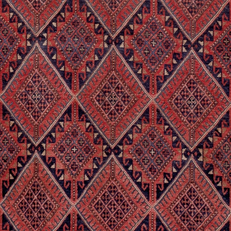 Kelim Afghan Teppich 132x172cm - mehrfarbig