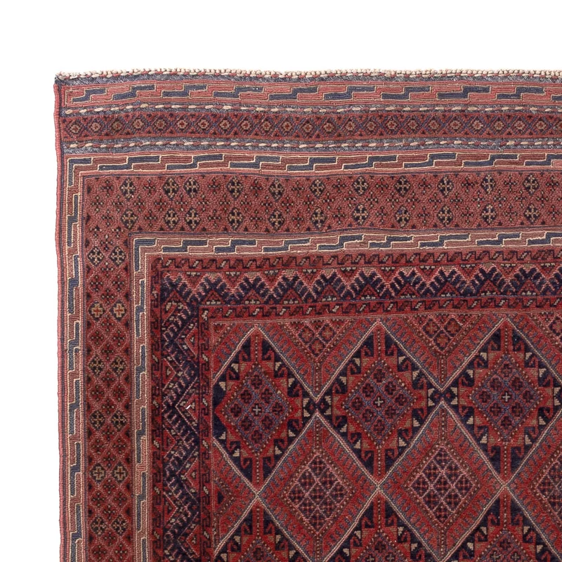 Kelim Afghan Teppich 132x172cm - mehrfarbig