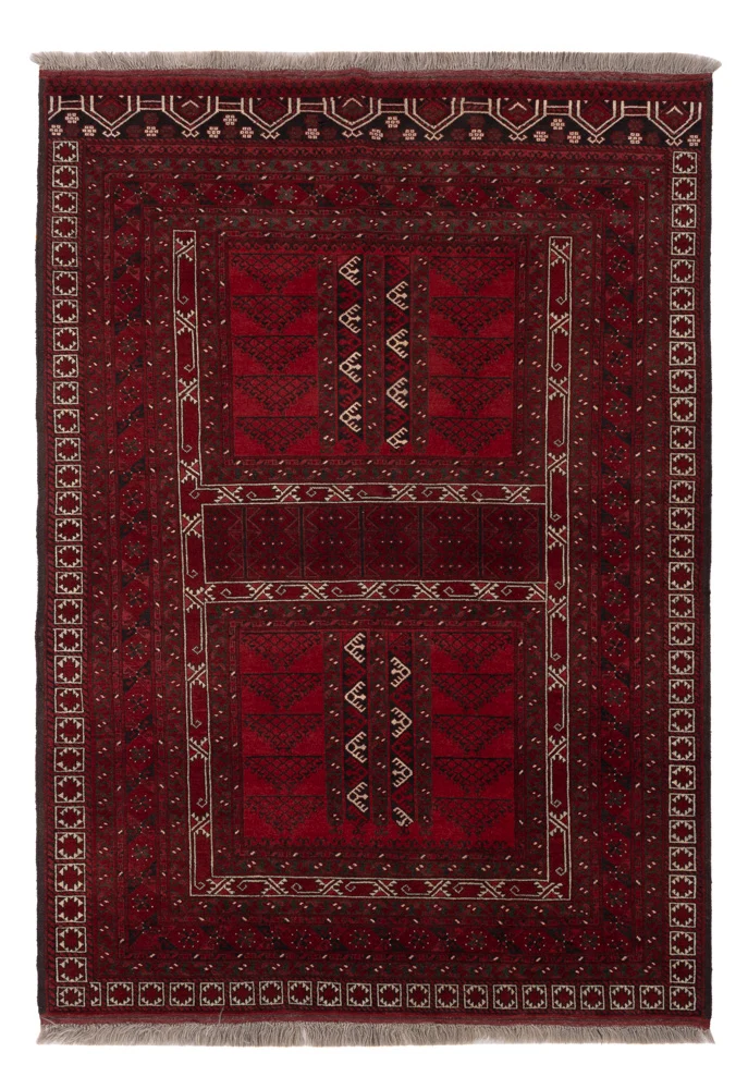 Khal Mohammadi Teppich 150x222cm - Orientteppich - rot