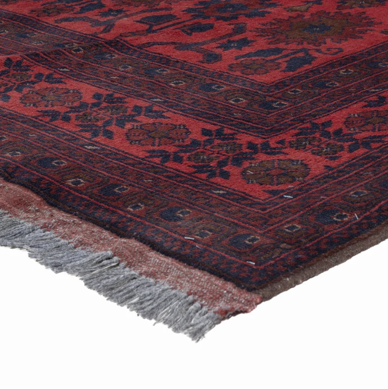 Afghan Teppich - Kunduz - 156 x 200 cm - rot
