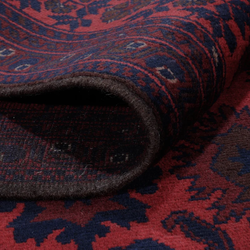 Afghan Teppich - Kunduz - 156 x 200 cm - rot
