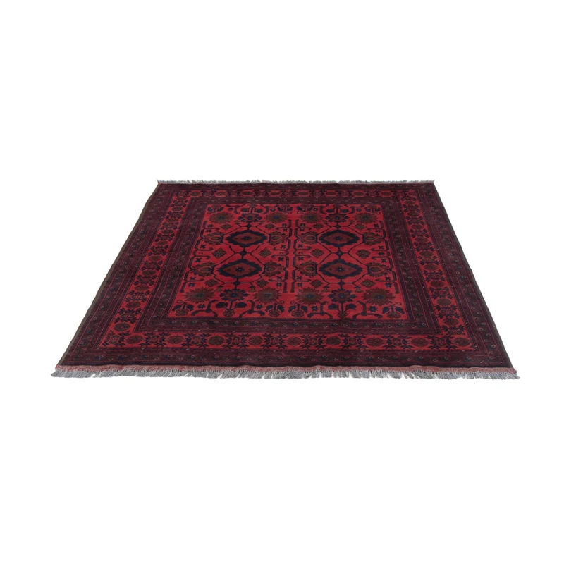 Afghan Teppich - Kunduz - 156 x 200 cm - rot