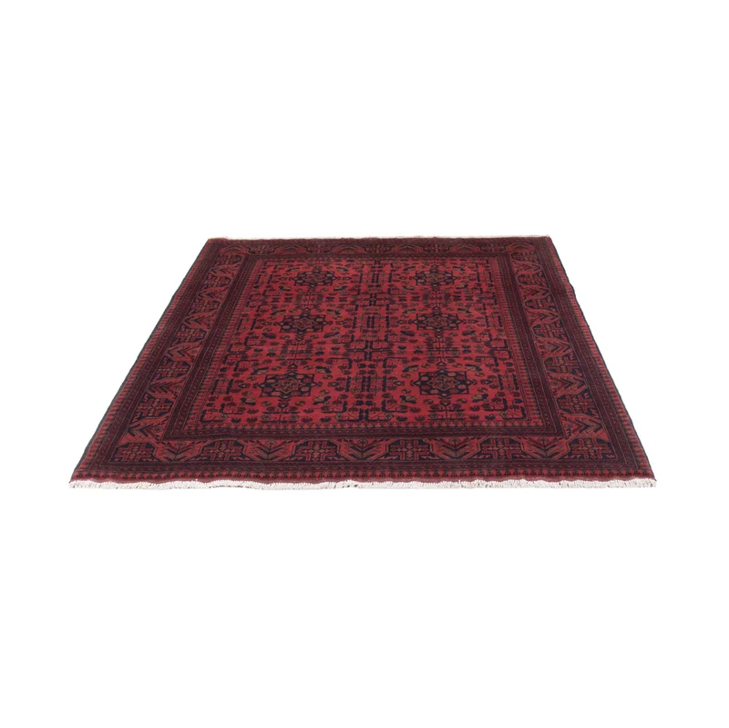 Afghan Teppich - Kunduz - 155 x 202 cm - rot