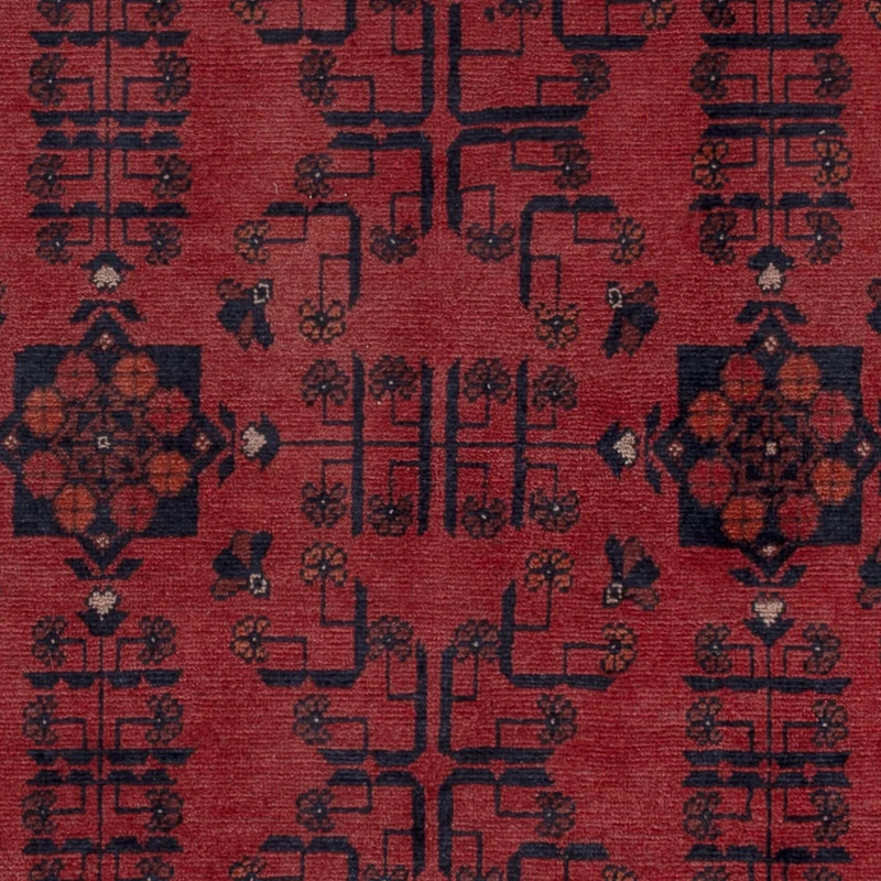 Afghan Teppich - Kunduz - 154 x 203 cm - rot