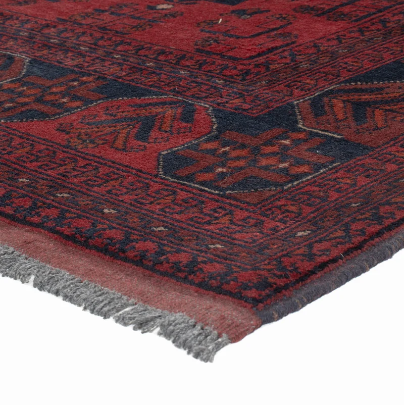 Afghan Teppich - Kunduz - 154 x 203 cm - rot
