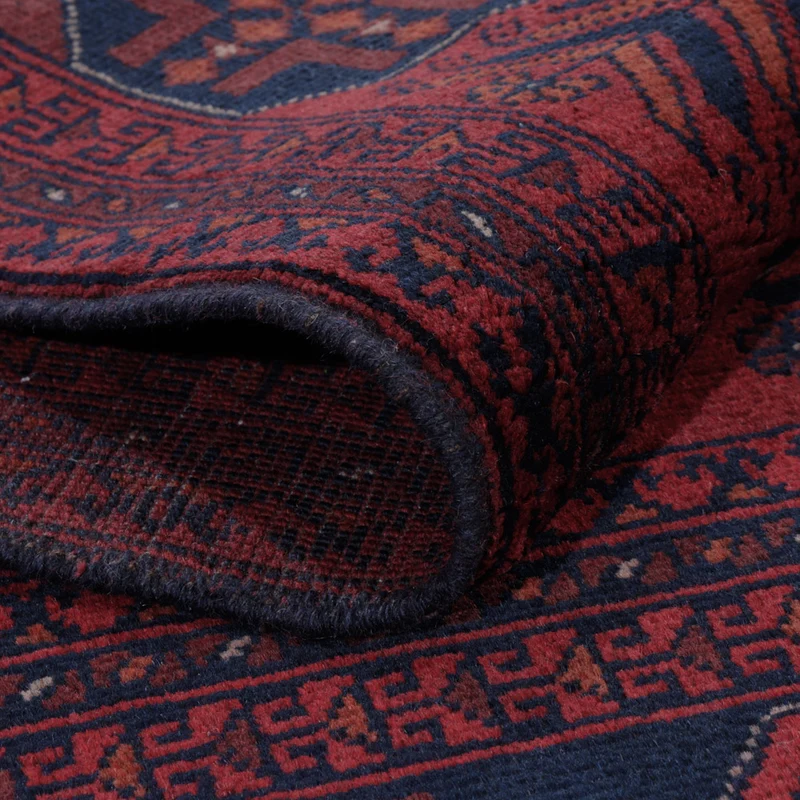 Afghan Teppich - Kunduz - 154 x 203 cm - rot