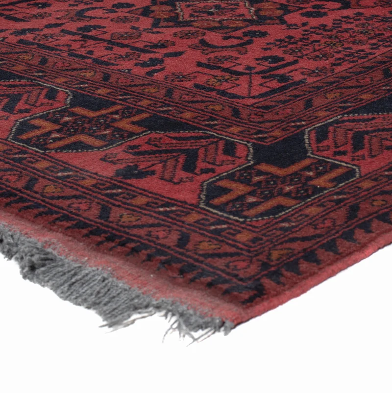 Afghan Teppich - Kunduz - 154 x 197 cm - rot