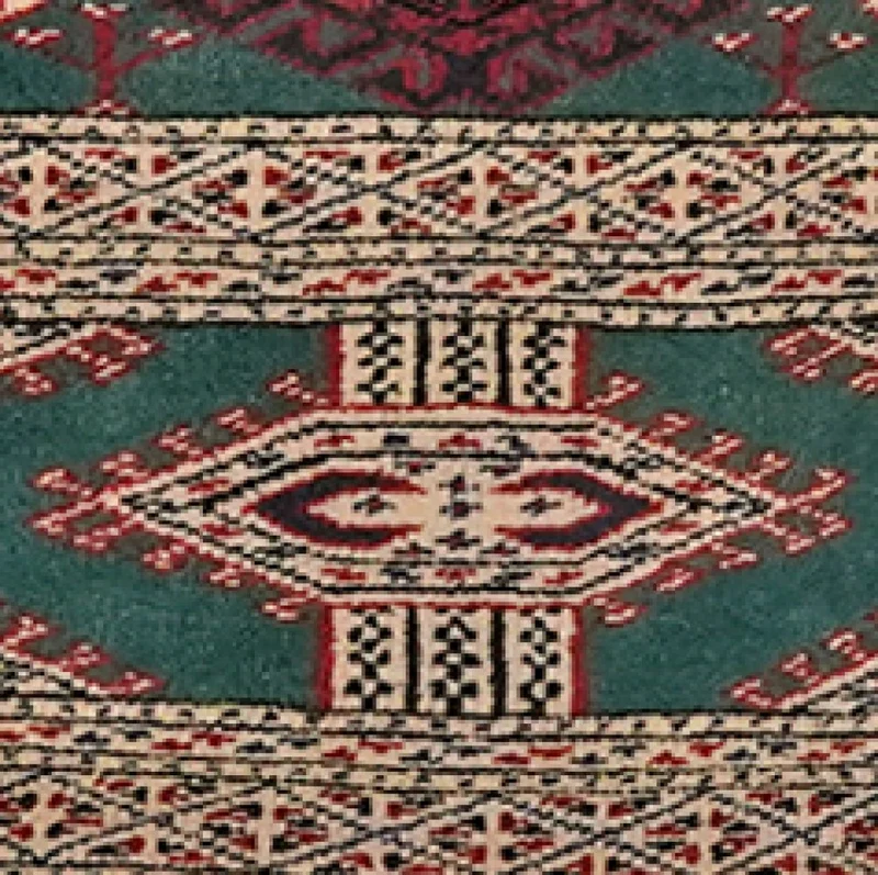 Tasche · Handgefertigt – Grün, 29x81 cm
