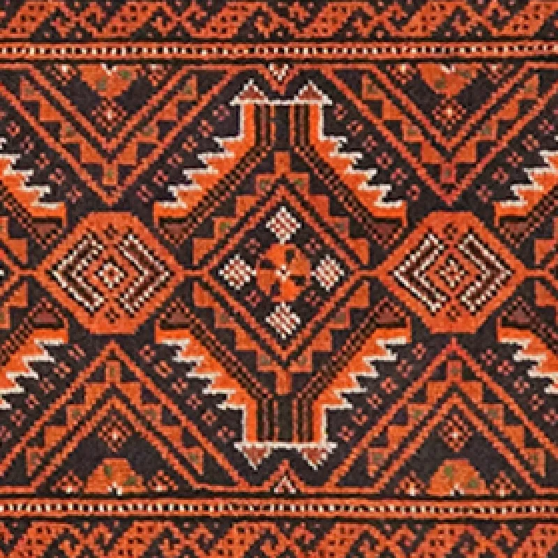 Belutch · Handgeknüpft – Blau, 184x52 cm