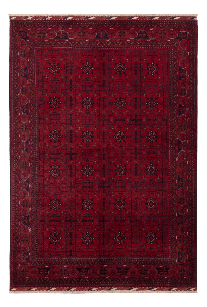 Afghan Teppich 176x257cm - Orientteppich - rot