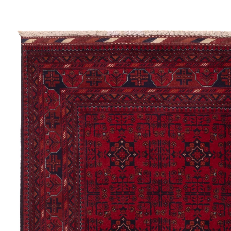 Afghan Teppich 176x257cm - Orientteppich - rot