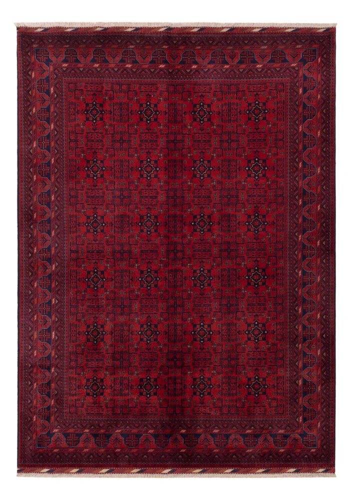 Afghan Teppich 175x250cm - Orientteppich - rot