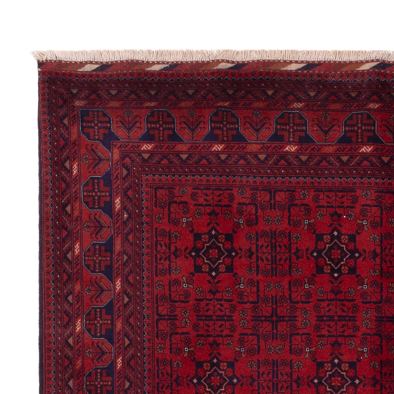 Afghan Teppich 175x250cm - Orientteppich - rot