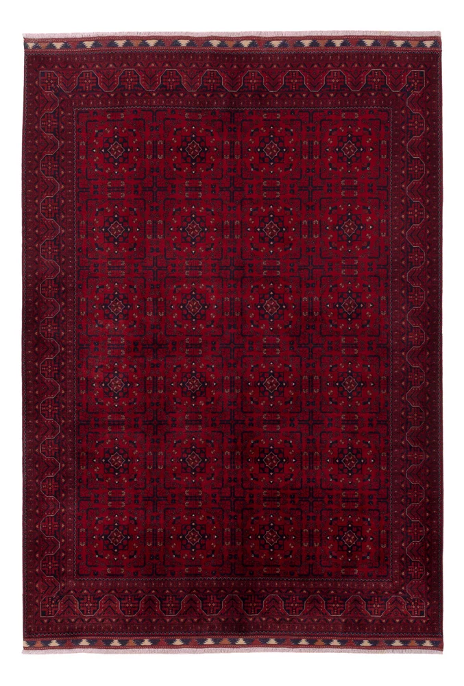 Afghan Teppich 176x240cm - Orientteppich - rot