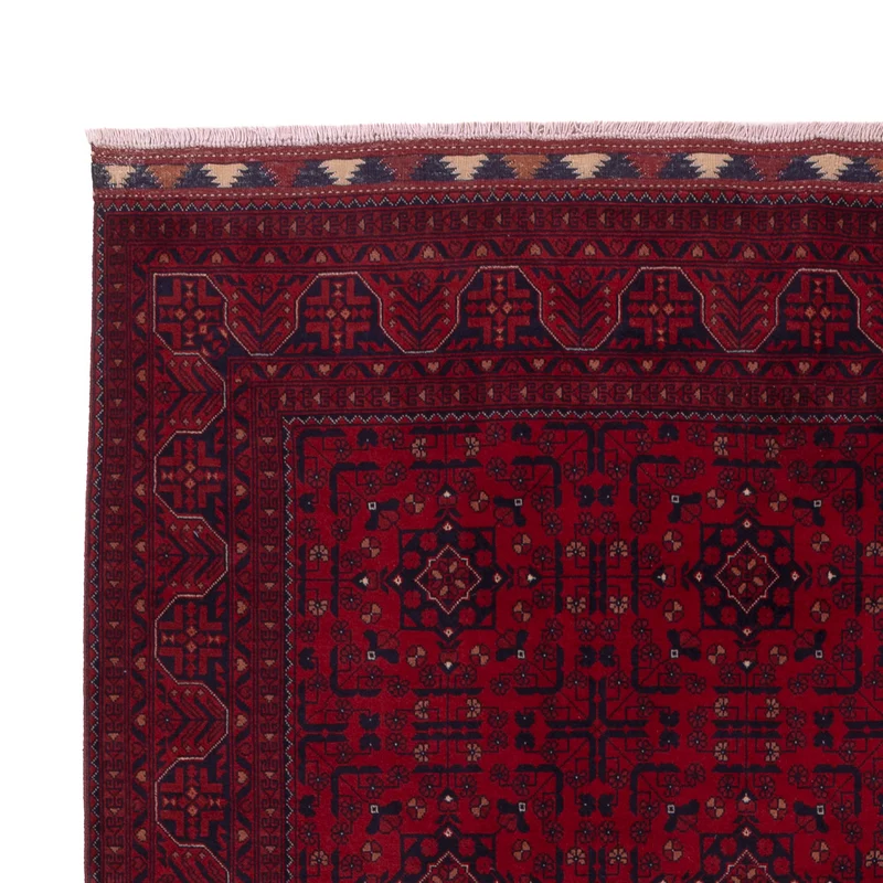 Afghan Teppich 176x240cm - Orientteppich - rot