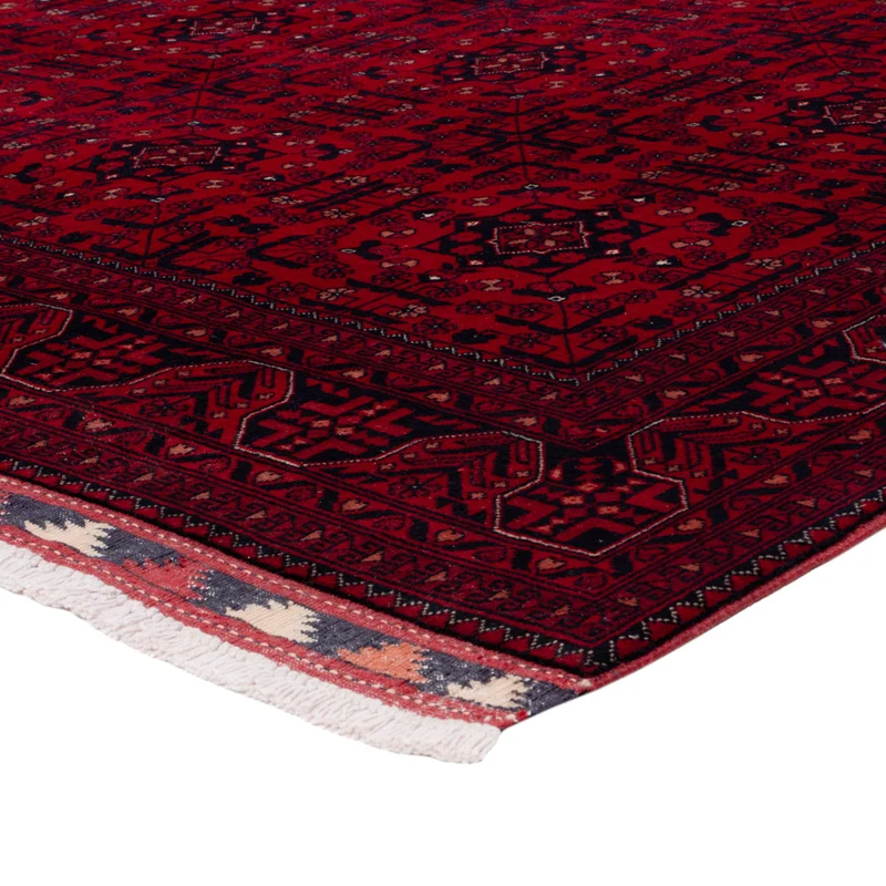 Afghan Teppich 176x240cm - Orientteppich - rot