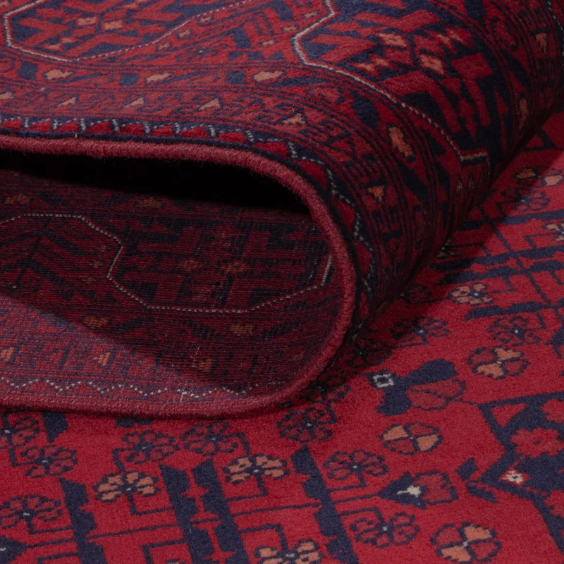 Afghan Teppich 176x240cm - Orientteppich - rot