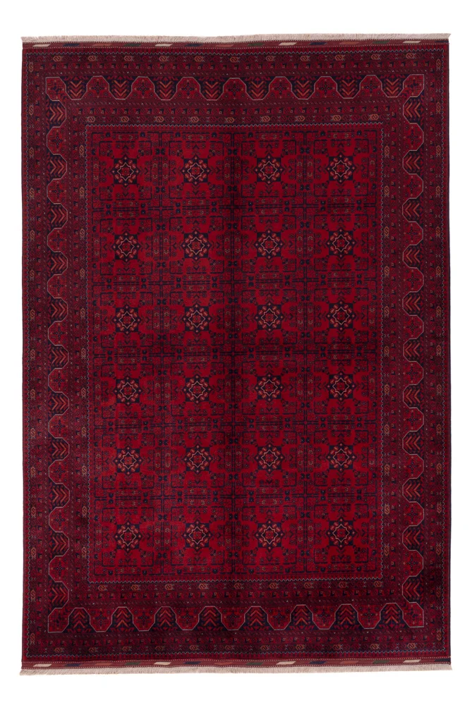 Afghan Teppich 170x248cm - Orientteppich - rot