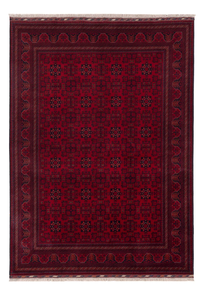 Afghan Teppich 172x243cm - Orientteppich - rot