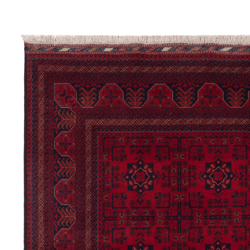 Afghan Teppich 172x243cm - Orientteppich - rot