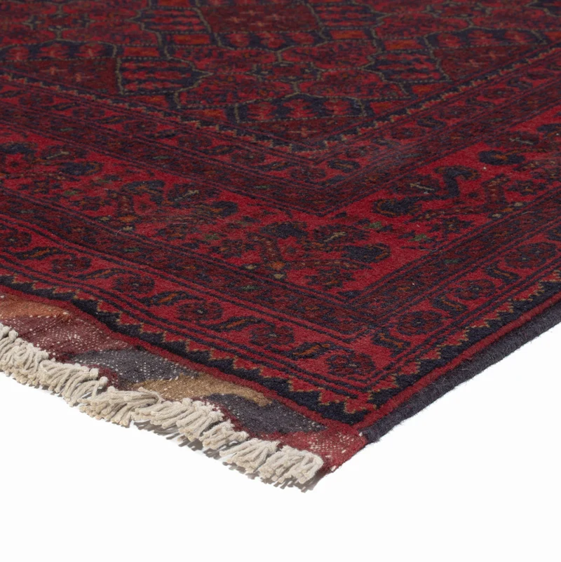 Afghan Teppich - Kunduz - 204 x 296 cm - rot
