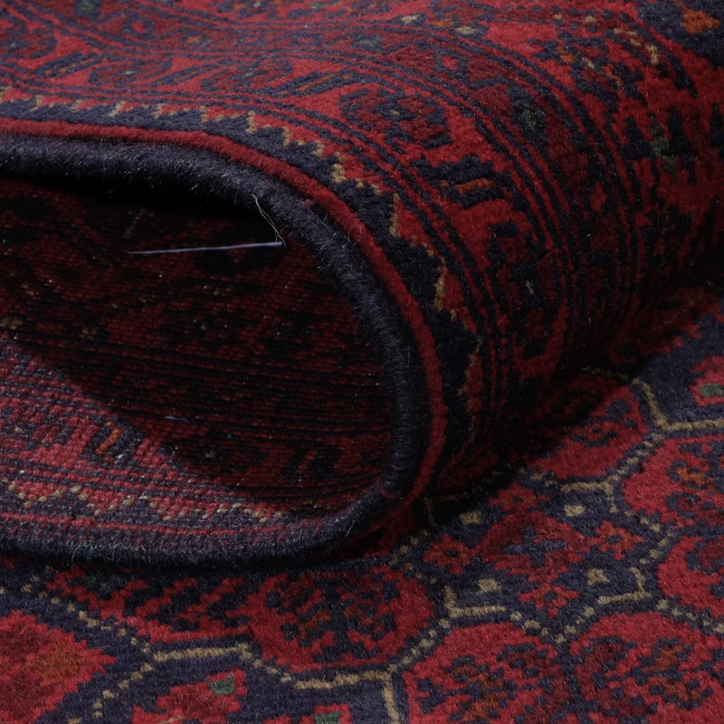 Afghan Teppich - Kunduz - 204 x 296 cm - rot