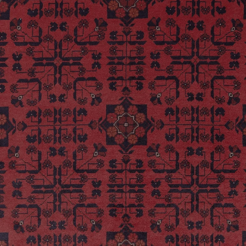 Afghan Teppich - Kunduz - 204 x 296 cm - rot