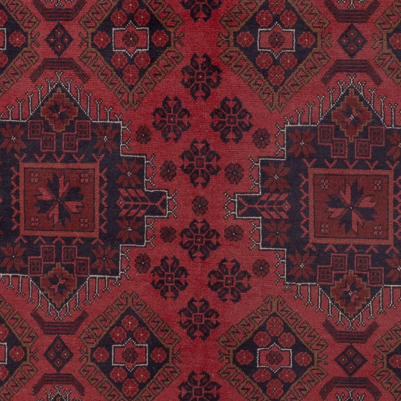 Afghan Teppich - Kunduz - 205 x 297 cm - rot