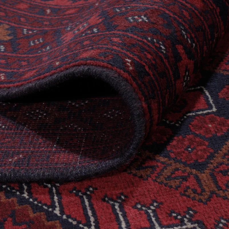 Afghan Teppich - Kunduz - 205 x 297 cm - rot
