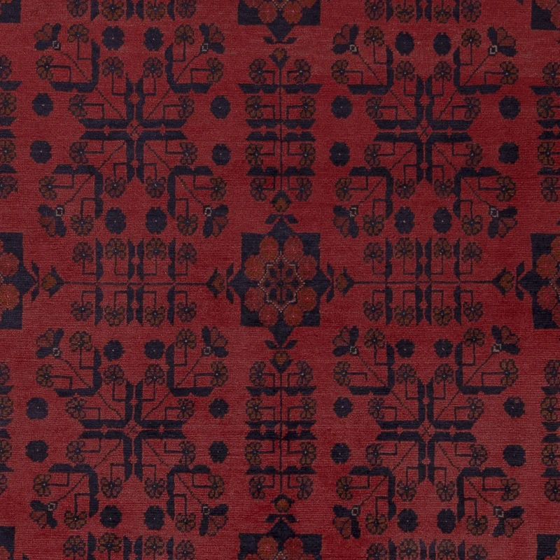 Afghan Teppich - Kunduz - 199 x 298 cm - rot