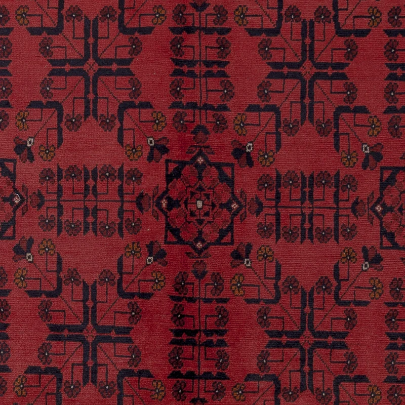 Afghan Teppich - Kunduz - 205 x 291 cm - rot