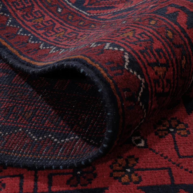 Afghan Teppich - Kunduz - 205 x 291 cm - rot