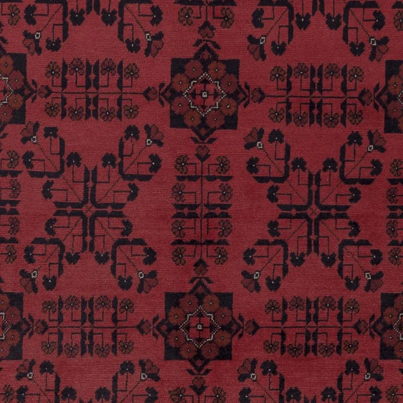Afghan Teppich - Kunduz - 205 x 292 cm - rot